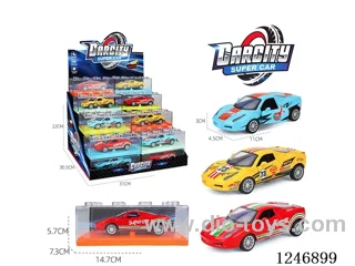 1:36 pull back alloy car 32PCS 3 colors mixed