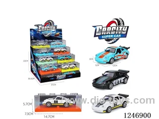 1:36 pull back alloy car 32PCS 3 colors mixed