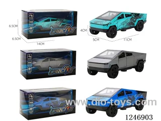 1:36 pull back alloy car 3 colors mixed