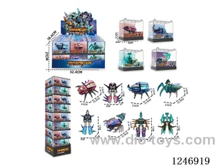 Super Alloy Transformers Series Toys (4 Variants in 4 Colours)