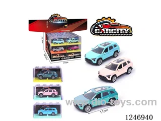 1:36 pull back alloy car 24PCS 3 colors mixed