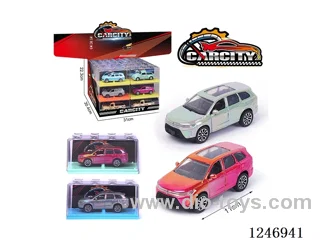 1:36 pull back alloy car 24PCS 3 colors mixed