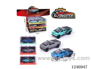 1:36 pull back alloy car 24PCS 3 colors mixed