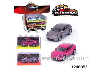 1:36 pull back alloy car 24PCS 3 colors mixed