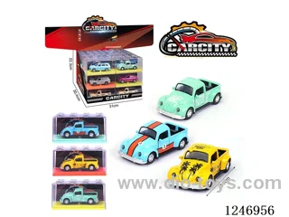 1:36 pull back alloy car 24PCS 3 colors mixed