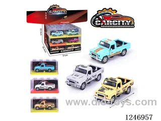 1:36 pull back alloy car 24PCS 3 colors mixed