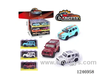 1:36 pull back alloy car 24PCS 3 colors mixed