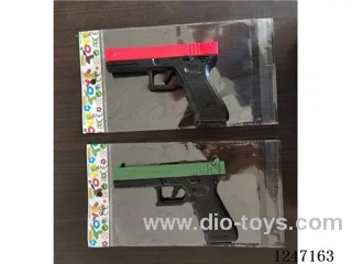 B/O Vibrating Glock Pistol W L/M 2 colors