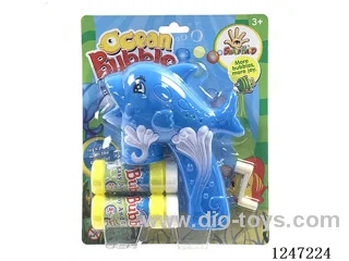Hand-cranked Dolphin Bubble Gun