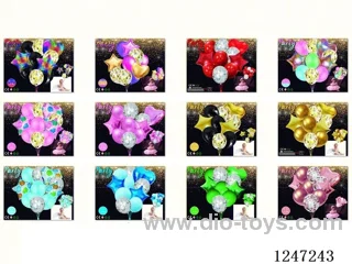 Latex Balloons with Sequins 10PCS