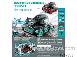 RC Stunt Water Bomb 4WD Spray Car Dual Remote Control included battery