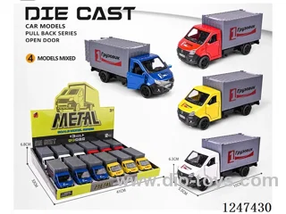 pull back alloy car 3 doors openable 12PCS