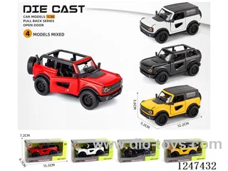 1:36 pull back alloy car 3 doors openable