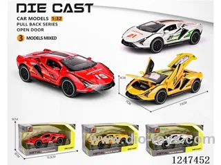 1:32 pull back alloy car 4 doors openable W L/M