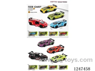 1:36 pull back alloy car openable door