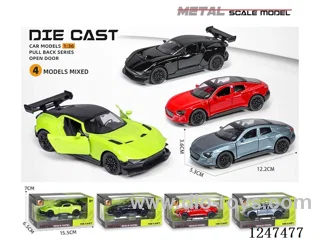 1:36 pull back alloy car openable door W L/M