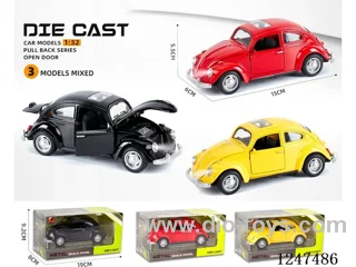 1:32 pull back alloy car 4 doors openable W L/M