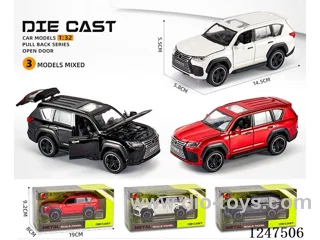 1:32 pull back alloy car 4 doors openable W L/M