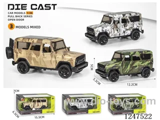 1:36 pull back alloy car 3 doors openable