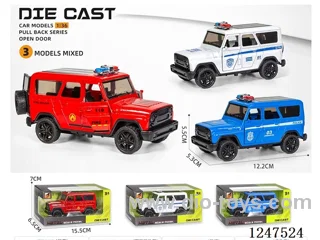 1:36 pull back alloy car 3 doors openable