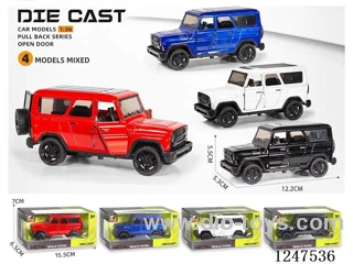 1:36 pull back alloy car 3 doors openable W L/M