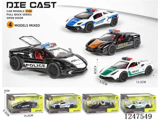 1:36 pull back alloy car 3 doors openable