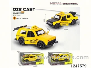 1:36 pull back alloy car 3 doors openable W L/M