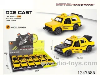 1:36 pull back alloy car 3 doors openable 12PCS W L/M