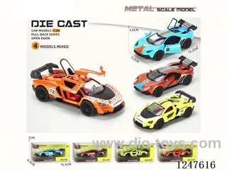 1:36 pull back alloy car 3 doors openable W L/M