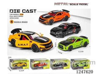 1:36 pull back alloy car 3 doors openable W L/M