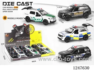 1:36 pull back alloy car 3 doors openable 12PCS W L/M
