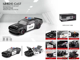 1:24 pull back alloy car W L/M