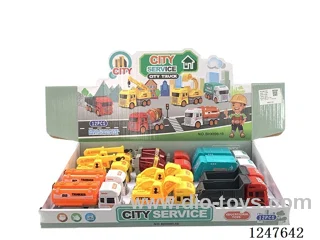 Inertia Engineering Vehicle (6 Mixed)12PCS