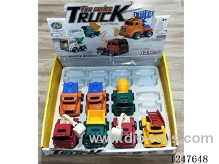 Fun Inertia Engineering Fire Truck 12PCS
