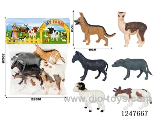 6PCS PVC Animal Set