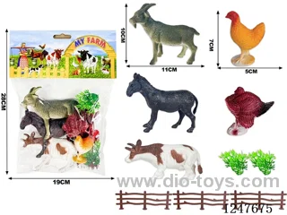 Animal Set-3Large+2Small+Accessories