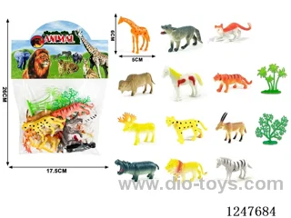 12PCS+2Accessories-Animal Set