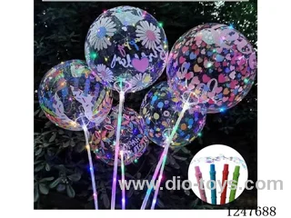 20" Double Sided Printing Illuminated Bobble Ball Set