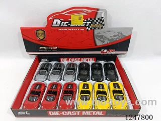 pull back alloy car 12PCS
