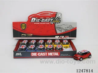 1:30 pull back alloy car 12PCS