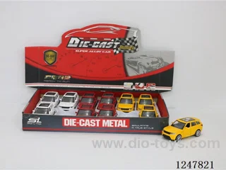 1:32 pull back alloy car 12PCS