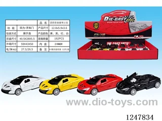1:32 pull back alloy car 12PCS