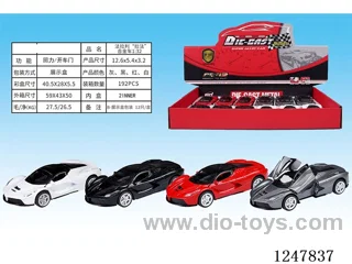 1:32 pull back alloy car 12PCS
