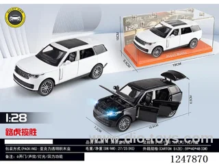1:28 pull back alloy car W L/M 2 colors mixed included battery
