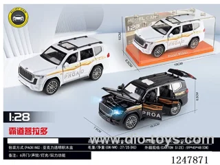 1:28 pull back alloy car W L/M 2 colors mixed included battery