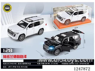 1:28 pull back alloy car W L/M 2 colors mixed included battery