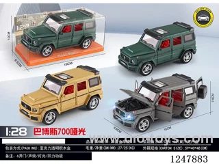 1:28 pull back alloy car W L/M 2 colors mixed included battery