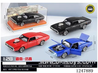 1:28 pull back alloy car W L/M 2 colors mixed included battery