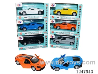 1：36 pull back alloy car W L/M included battery