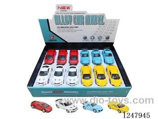 1：36 pull back alloy car 12PCS
